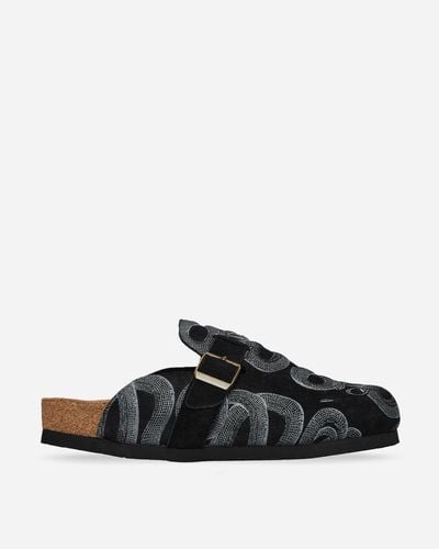 Hysteric Glamour Snake Loop Sandals - Black