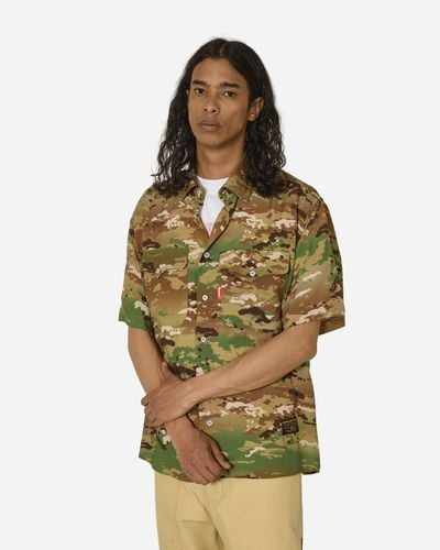 Fuct Workwear Shirt Camouflage - Green