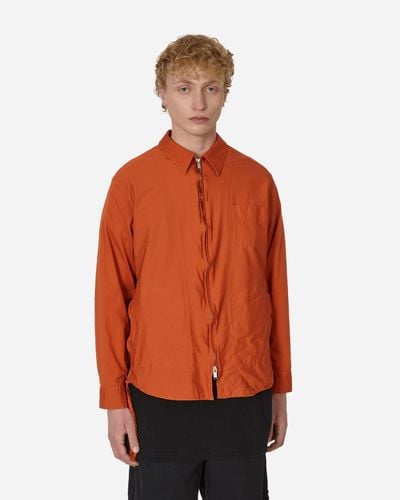 Undercoverism Zip Up Shirt - Orange