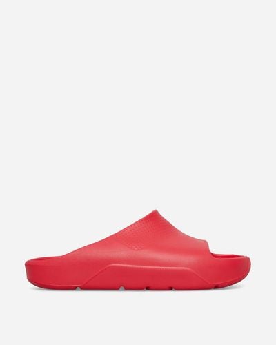 Nike Post Rubber Sliders - Red