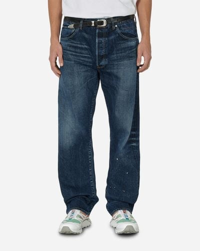 Visvim Social Sculpture 00 Dry-22 Denim Trousers Indigo - Blue