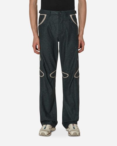 Kiko Kostadinov Giran Piping Pants - Black