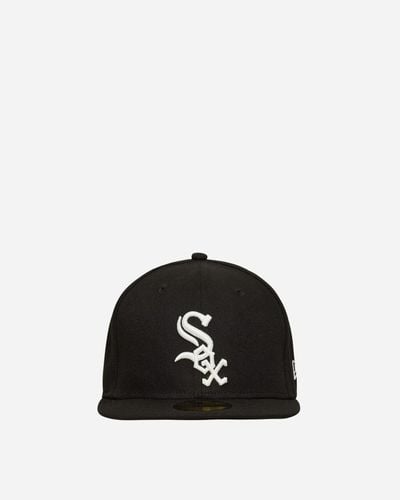 KTZ Chicago White Sox 3-time World Series Champions Undervisor 59fifty Fitted Hat - Black