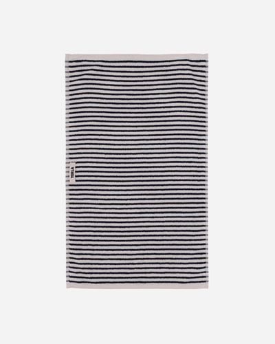 Tekla Striped Hand Towel Sailor Stripes - Grey