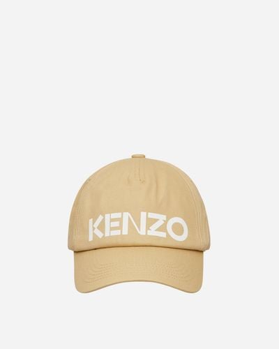 KENZO Logo Baseball Hat - Natural