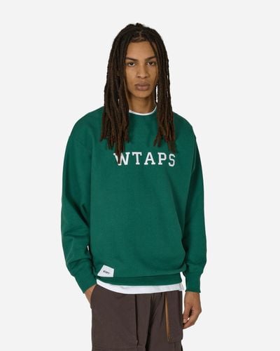 WTAPS Academy Crewneck Sweatshirt - Green