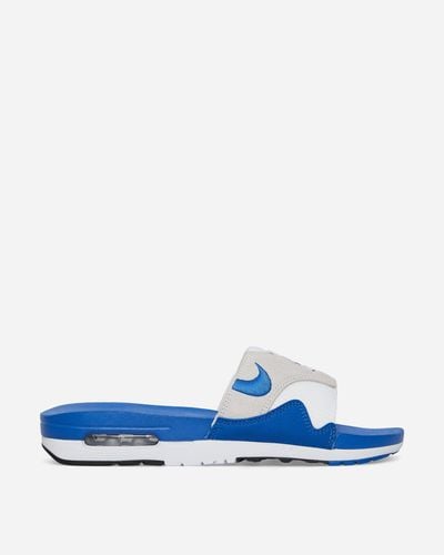 Nike Air Max 1 Slides Royal - Blue