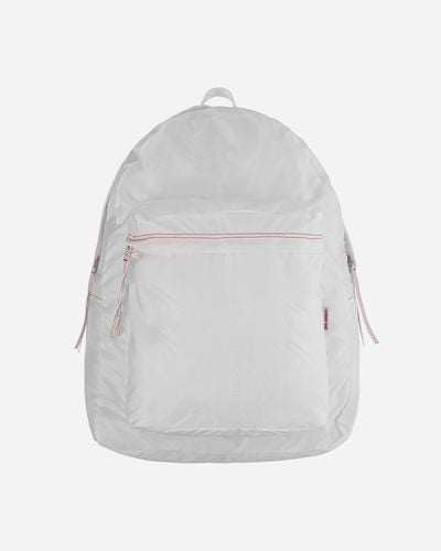 KANGHYUK Airbag Embossed Backpack - White
