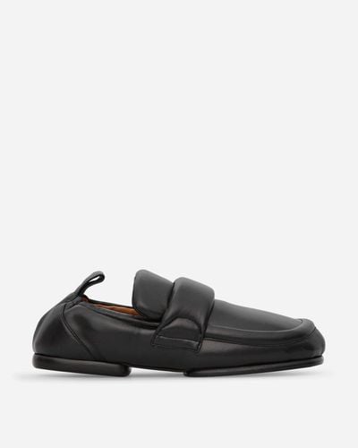 Dries Van Noten Padded Leather Loafers - Black