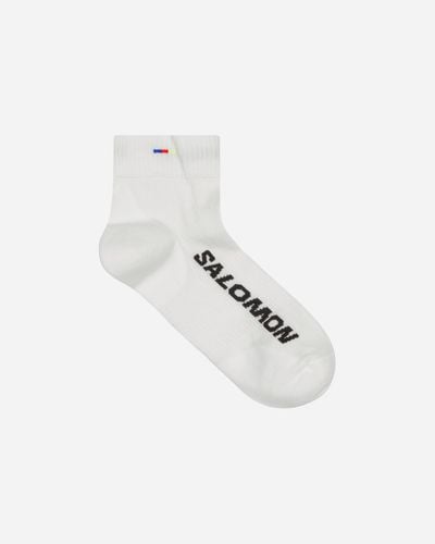 Salomon Sunday Smart Ankle Socks Snow - White