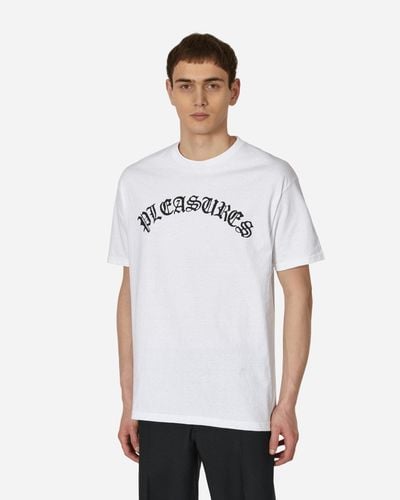 Pleasures Old E Logo T-shirt - White