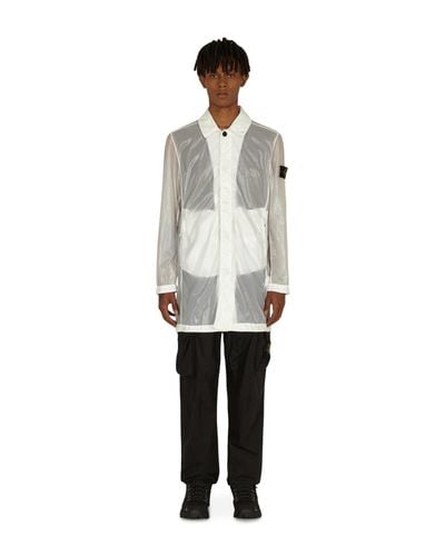 Stone Island Lucido-tc Packable Coat - White