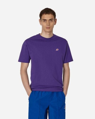 New Balance Made In Usa Core T-shirt Prism Purple - Blue