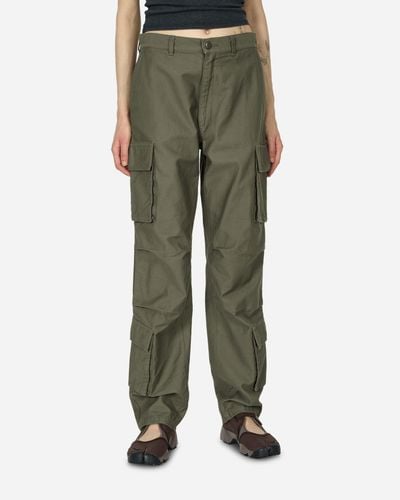 Cav Empt Four Cargo Pocket Trousers Khaki - Green