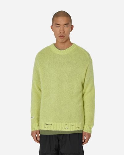 Undercover Mohair Crewneck Sweater Light - Green