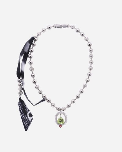 Givenchy Chito Clown Necklace - White