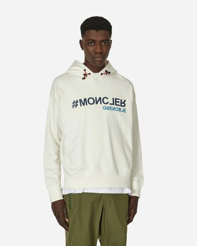 3 MONCLER GRENOBLE Day-Namic Hooded Sweatshirt - White