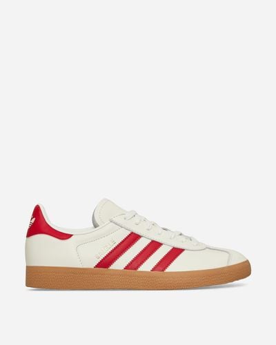 adidas Gazelle Sneakers Off White / Power Red