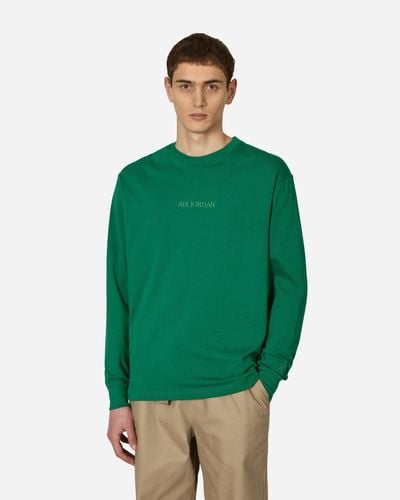 Nike Wordmark Longsleeve T-Shirt - Green