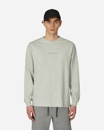 Nike Wordmark Longsleeve T-Shirt - Gray
