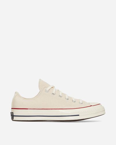 Converse Chuck 70 Vintage Canvas Sneakers Parchment / Garnet / Egret - White