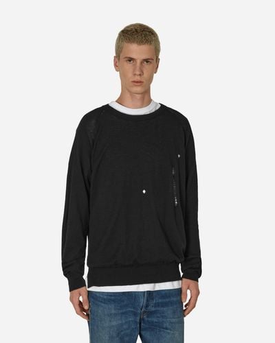 PEEL & LIFT Damaged Sweater - Black
