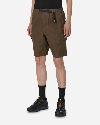 Wild Things Cotton Cargo Shorts Olive - Brown