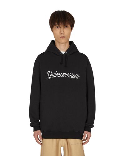 Undercoverism Logo Hooded Sweatshirt - Black
