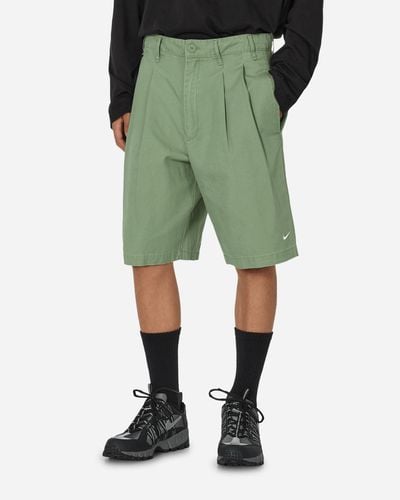 Nike Pleated Chino Shorts Oil Green