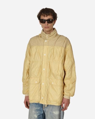 Our Legacy Rubberized Nylon Exhaust Puffa Jacket Cream - Natural