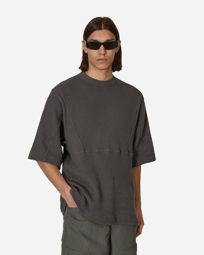 BRYAN JIMENE`Z Thermal T-shirt Graphite - Grey