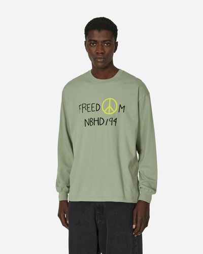 Neighborhood Ls-8 Longsleeve T-shirt Sage - Green