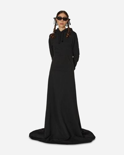 Abra Pagan Hoodie Dress - Black