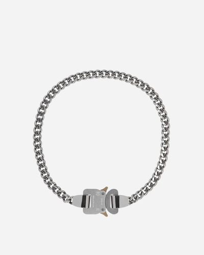 1017 ALYX 9SM Metal Buckle Necklace Silver - Metallic