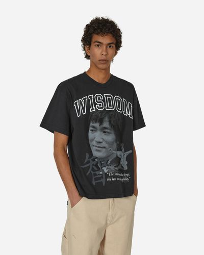 AWAKE NY Bruce Lee T-shirt Washed - Black