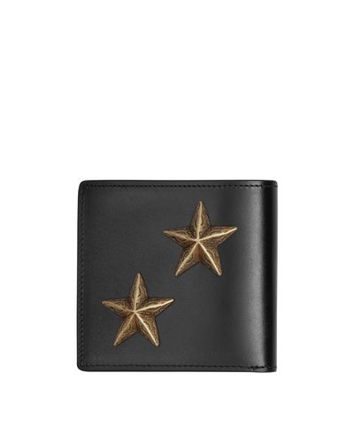 Kapital 2 Stars Leather Wallet - Black