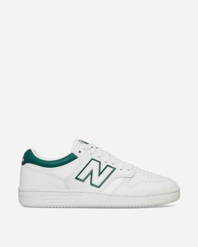 New Balance 480 Sneakers / Green - White