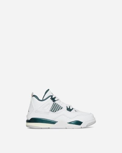 Nike Air Jordan 4 Retro (ps) Trainers Oxidized Green - White