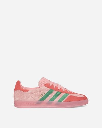 adidas Gazelle Indoor Sneakers Semi Spark / Preloved Green - Pink