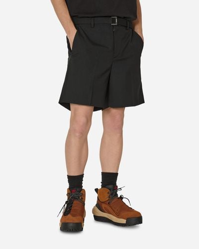 Sacai Suiting Shorts - Black