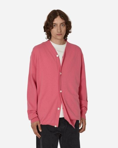 Comme des Garçons Oversized Knit Cardigan - Pink