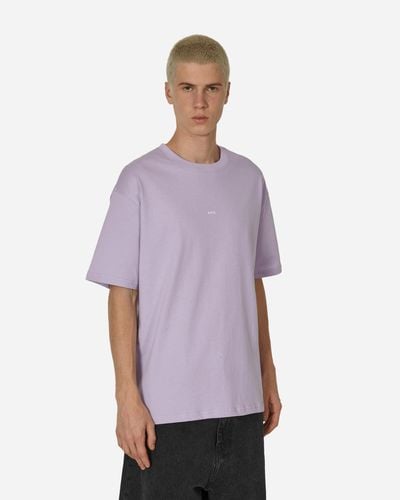 A.P.C. Kyle T-shirt Lavander - Purple