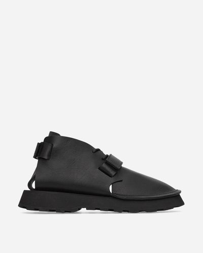 Jil Sander Mid-cut Leather Shoes - Black