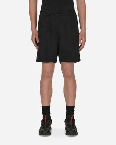 SLAM JAM Panel Boxy Shorts - Black