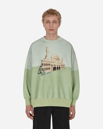 Undercover Graphic Crewneck Sweatshirt - Green