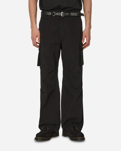 Our Legacy Mount Cargo Canvas Trousers - Black