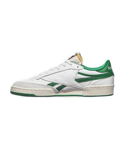 Reebok Revenge Plus Vintage Sneakers in White (Green) for Men | Lyst