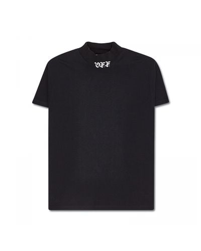 Off-White c/o Virgil Abloh Mock Neck T-shirt - Black