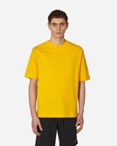 Nike Air Jordan Wordmark T-shirt - Yellow