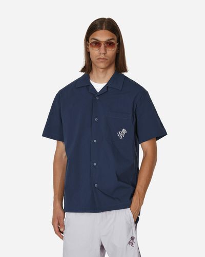 New Balance Athletics Rich Paul Camp Collar Shirt Navy - Blue